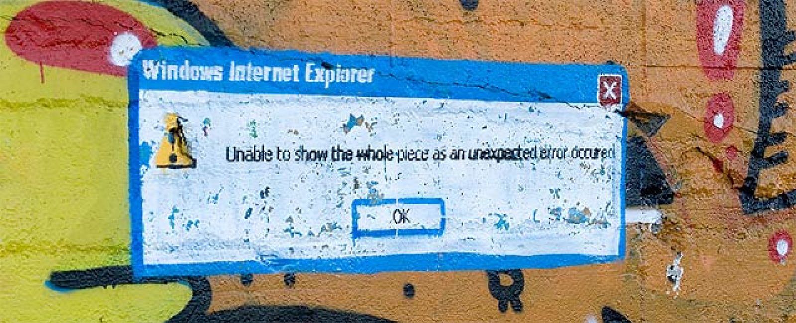 Foto: Seguimos utilizando Internet Explorer... pero solo cuando nos obligan