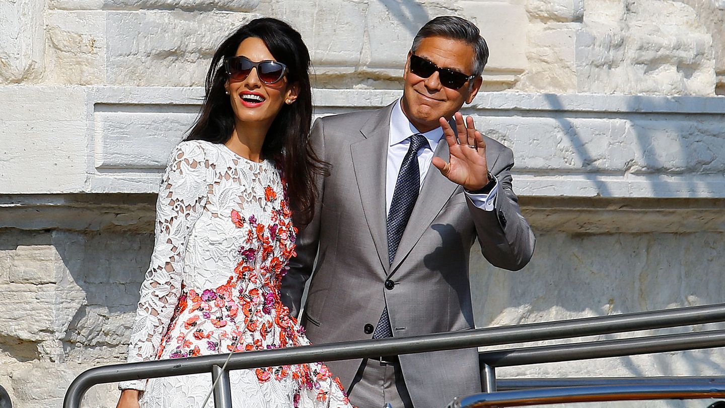 George y Amal, en una imagen de archivo. (Reuters)