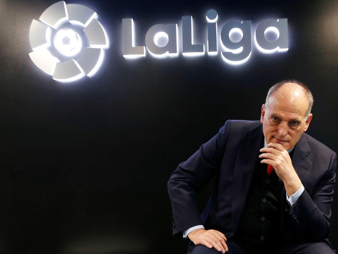 Javier Tebas, presidente de LaLiga. (Reuters)