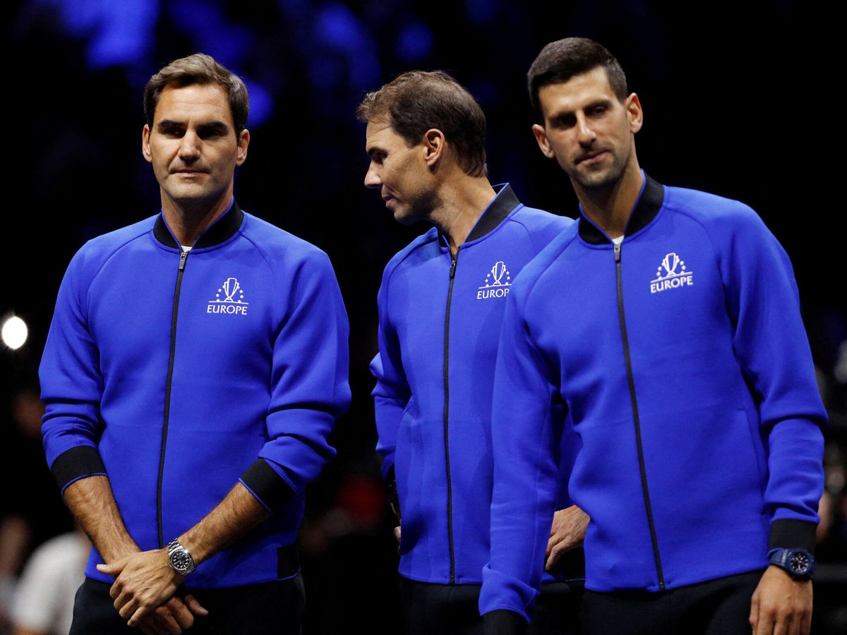 Foto: La felicitación de Nadal a Djokovic tras superarle en Grand Slams.(Reuters / Andrew Boyers)