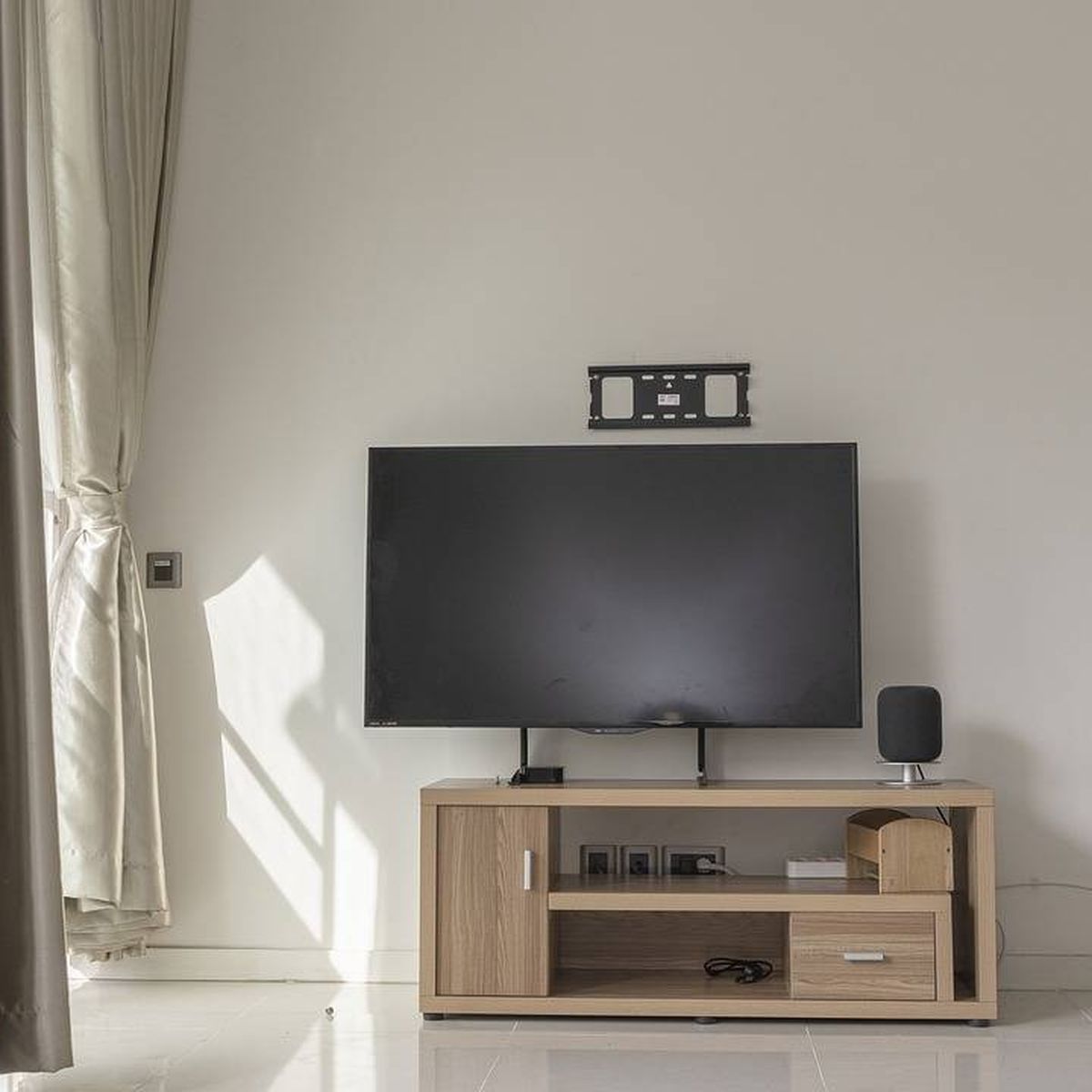 Mueble tv romántico blanco estilo francés económico gran diseño