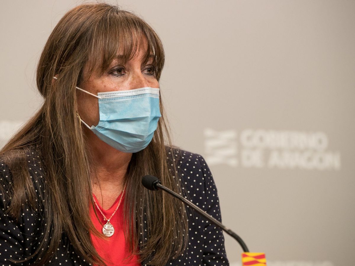 Foto: La consejera de Sanidad del Gobierno de Aragón, Sira Repollés. (EFE)