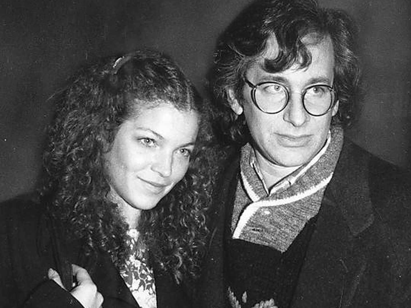 Amy Irving y Steven Spielberg al principio de su noviazgo