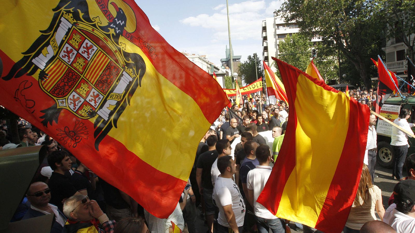 Foto: Manifestación ultraderecha en Madrid. (EFE)