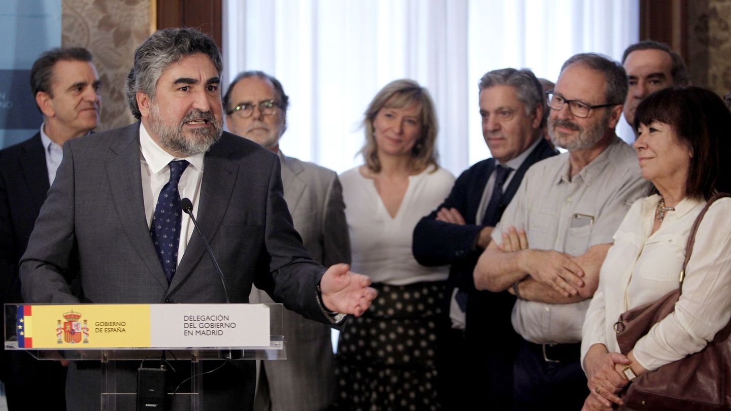 El delegado del Gobierno en Madrid, José Manuel Rodríguez Uribes, el pasado junio, en su toma de posesión. (EFE)