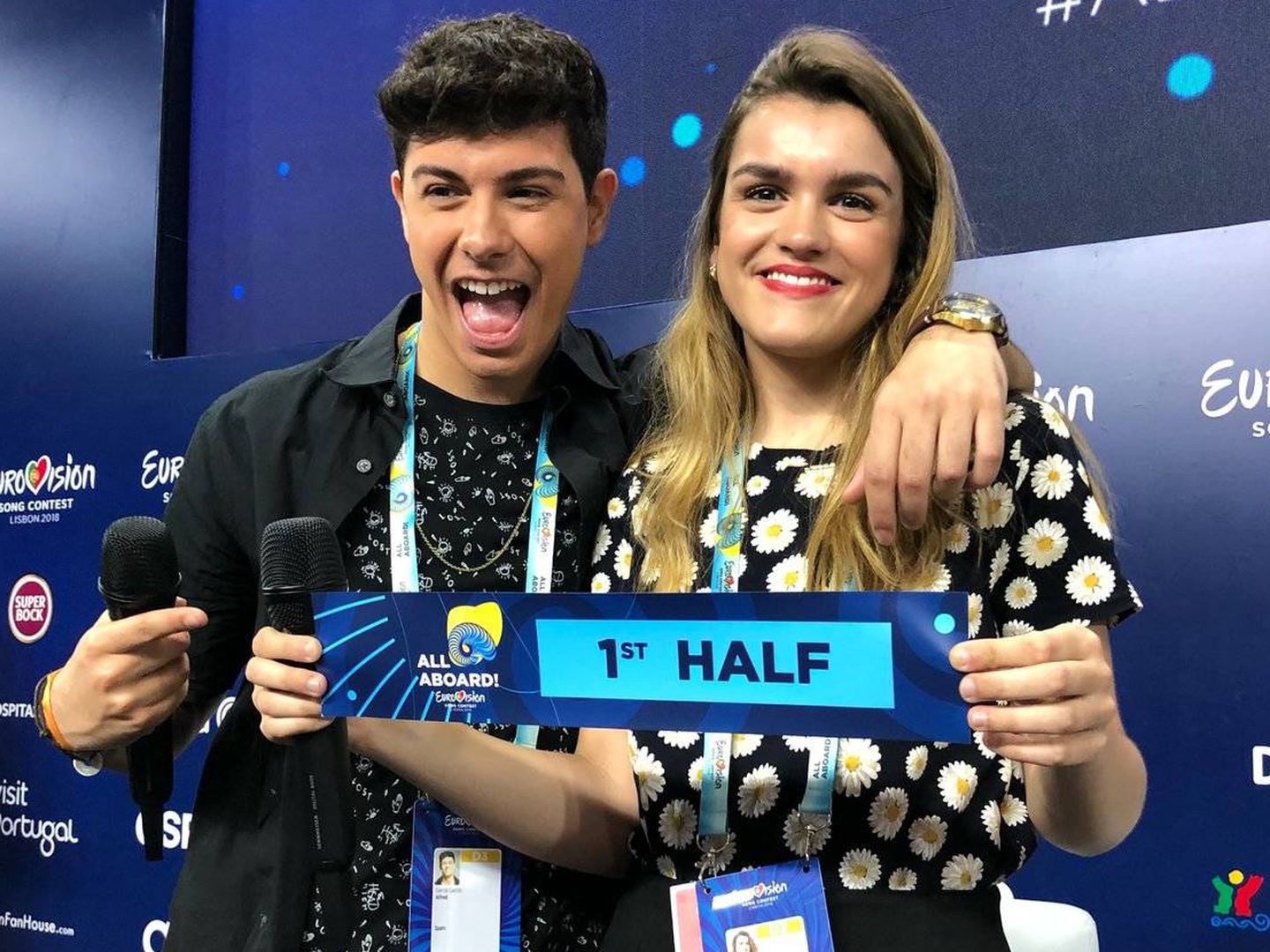 Alfred y Amaia actuarán en la primera mitad del Festival de Eurovisión 2018. (Eurovision.tv)