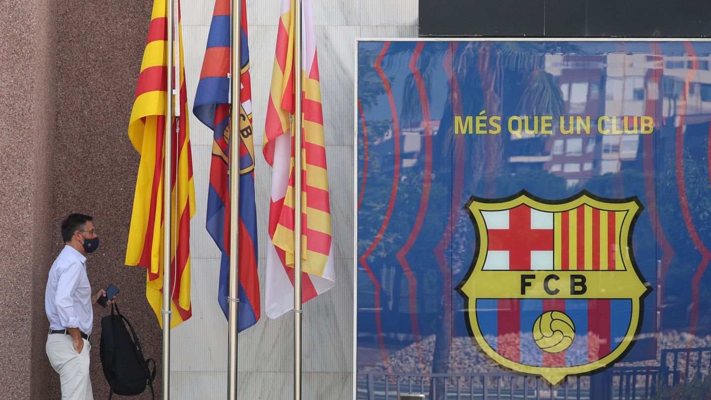Bartomeu, entrando a las instalaciones del Barcelona en los últimos días. (Reuters)