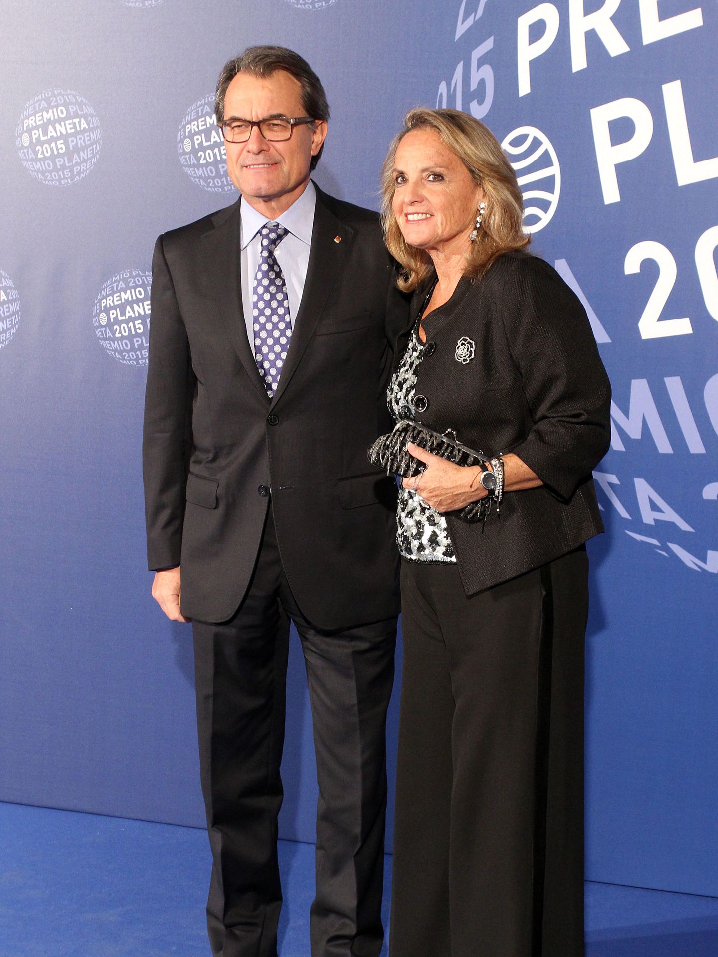 Artur Mas y Helena Rakosnik en los Premios Planeta. 