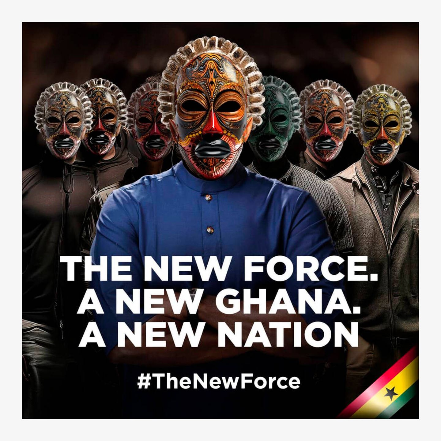 Propaganda de 'The New Force'.