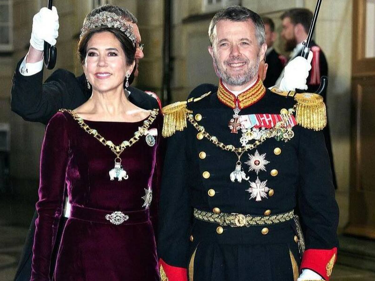 Foto: Federico y Mary, llegando a la cena de Año Nuevo. (Casa Real de Dinamarca)