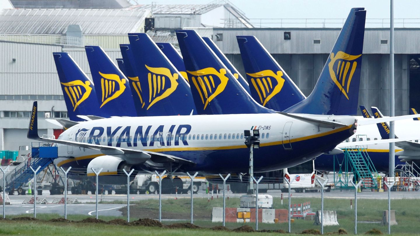 Aviones de Ryanair. (Reuters)