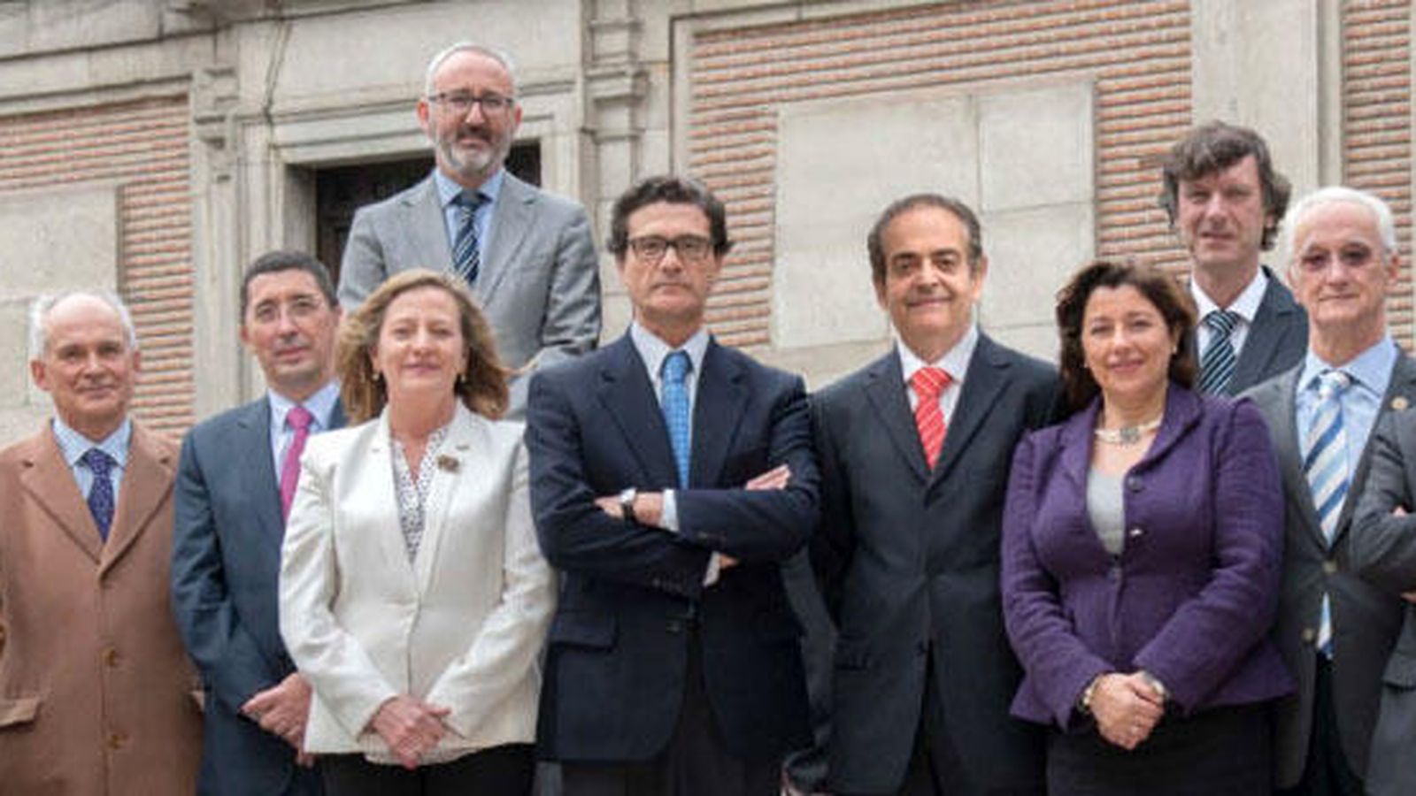 Foto: Candidatura encabezada por Pascual Fernández  (centro).