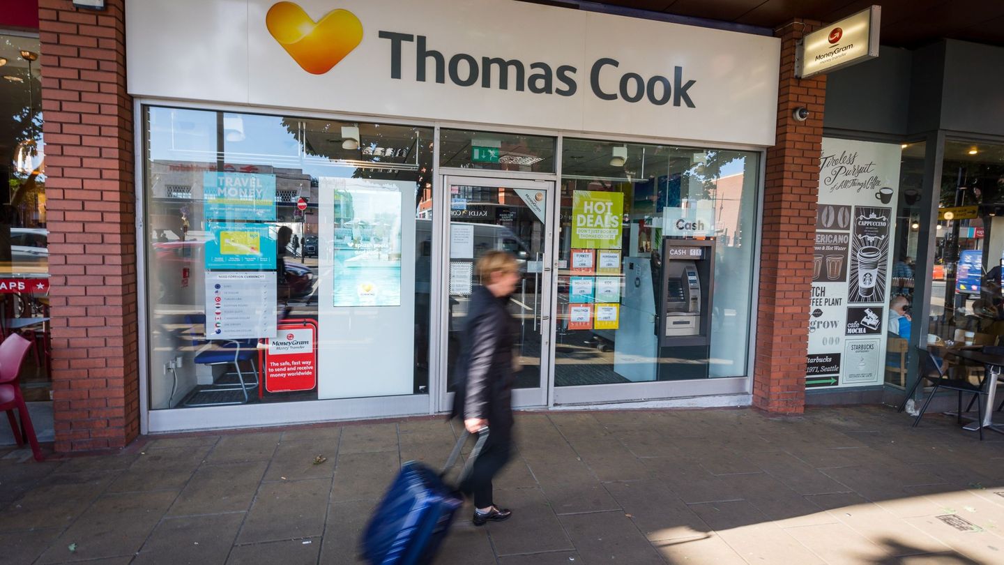 Una agencia de Thomas Cook en Londres (Reuters)