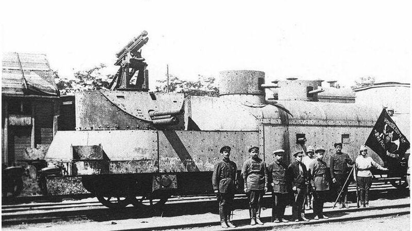 El Lobo, uno de los antiguos trenes rusos de principios del siglo XX