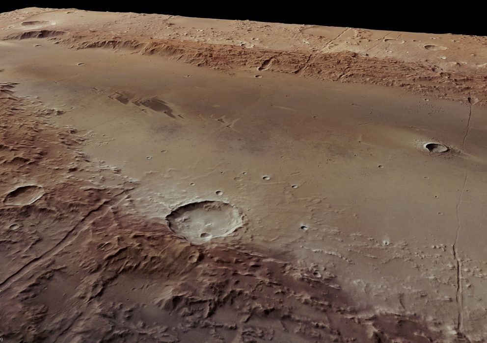Foto: Una imagen de la superficie marciana
