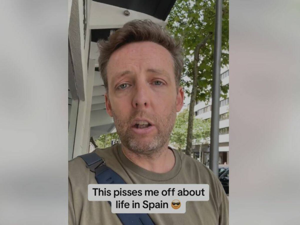 Foto: Un neozelandés revela qué es lo que más odia de vivir en España: "Me saca de quicio" (TikTok/@jamesblickspain)