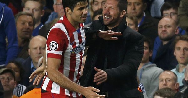 Foto: Simeone añora a Diego Costa desde que el delantero puso rumbo al Chelsea. (Reuters)