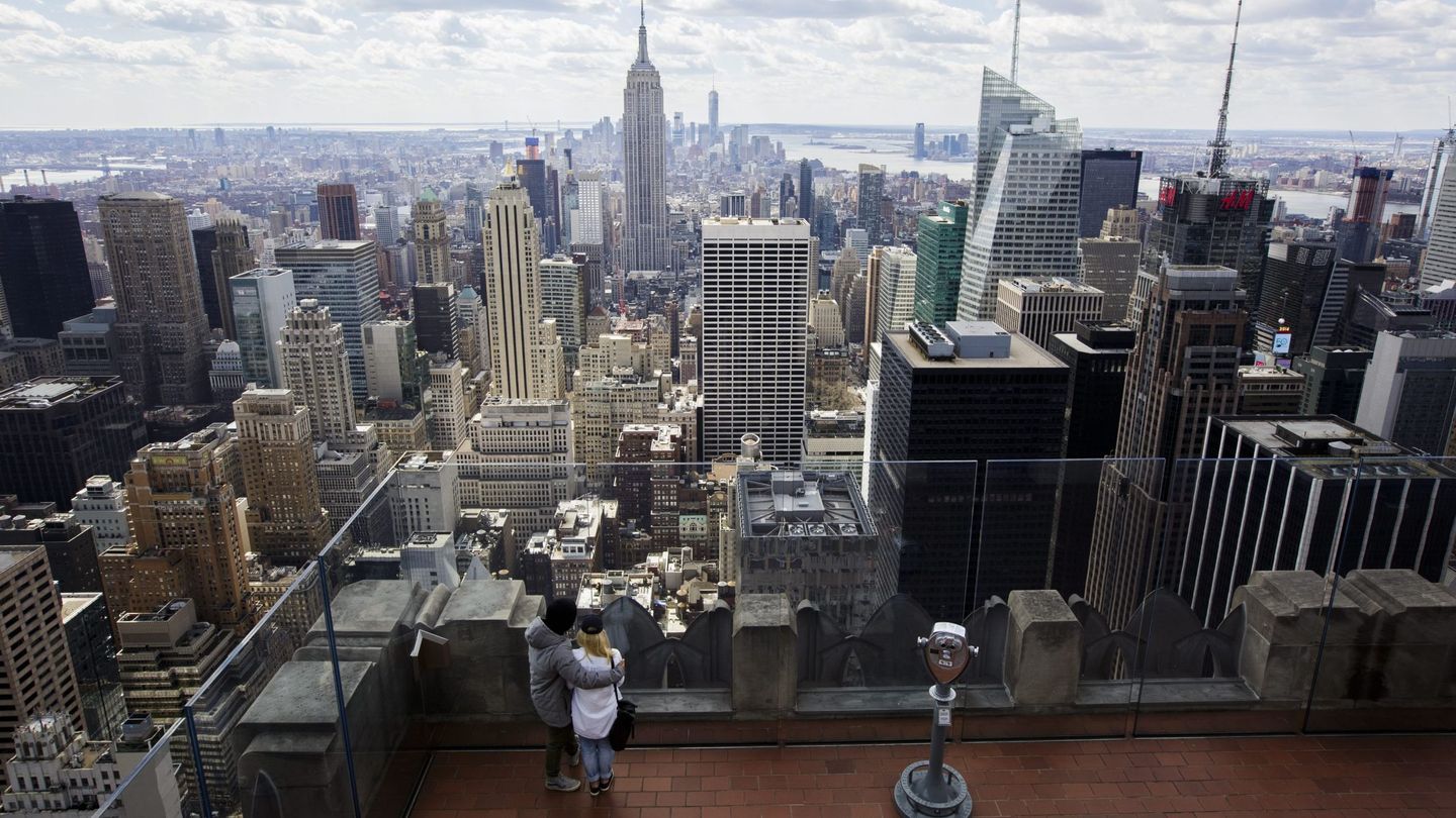 Vista de Nueva York desde el Rockefeller Center, en marzo de 2016. (Reuters)