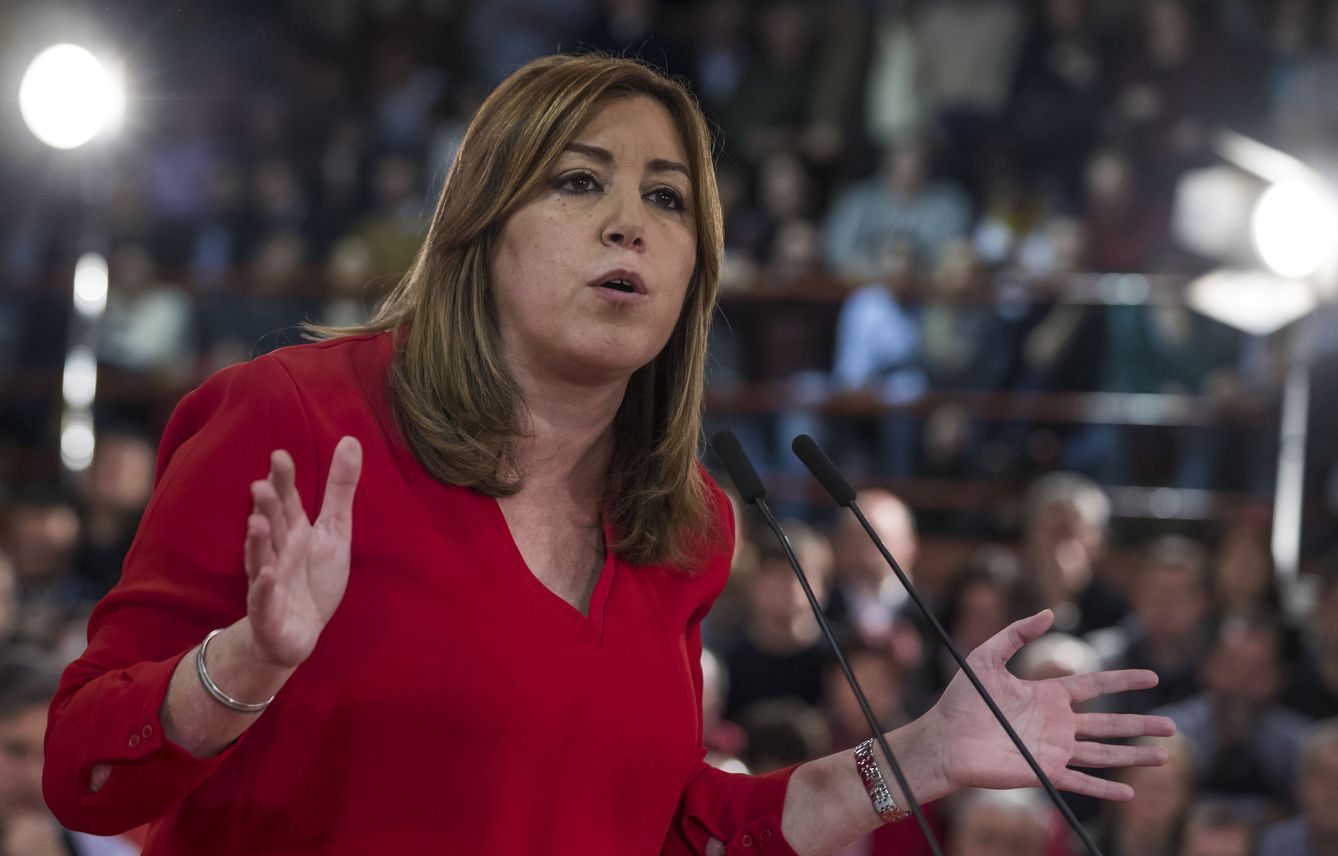 La presidenta de la Junta de Andalucía, Susana Díaz, este 11 de febrero en Madrid. (EFE)