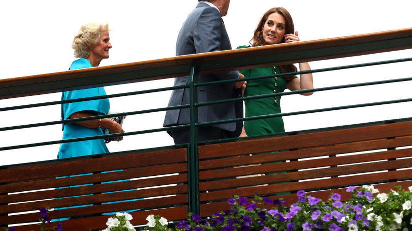 Kate Middleton en Wimbledon 2019. (Getty)