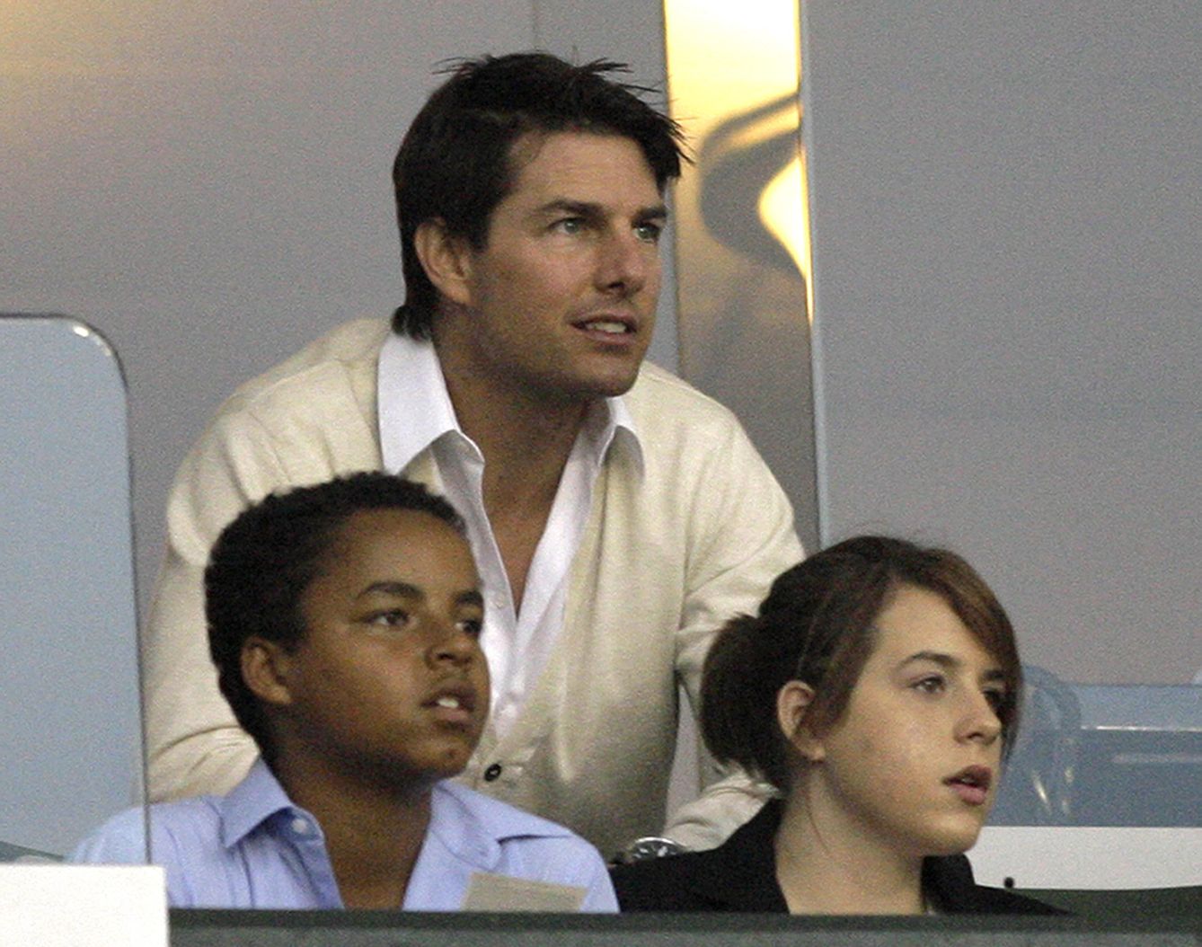 Tom Cruise, con Connor Cruise e Isabella Cruise en 2008 (Gtres)