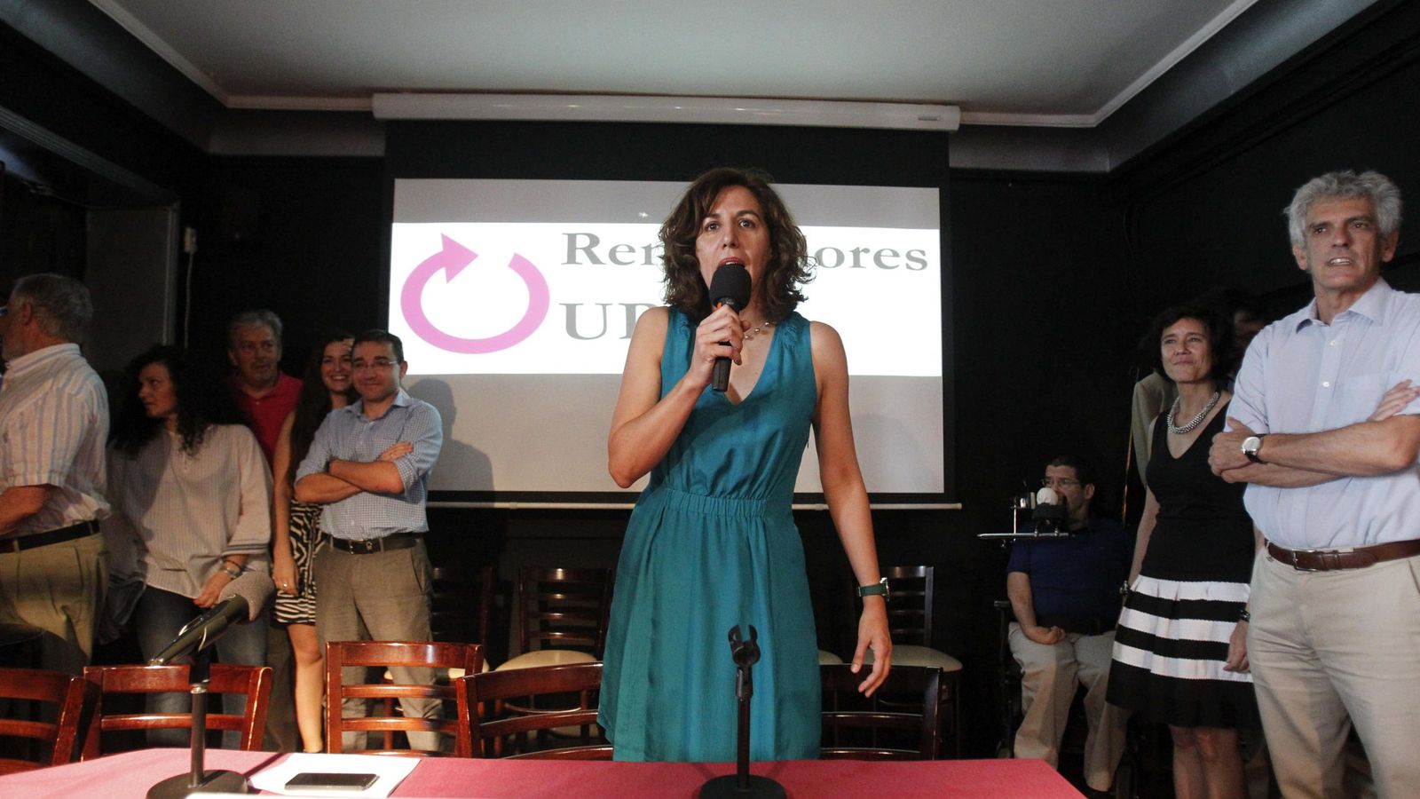 Foto: Irene Lozano, en la presentación de la candidatura de 'Renovadores'. (EFE)