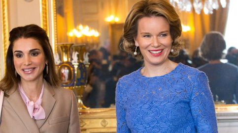 El deslucido encuentro (estilístico) de la reina Rania de Jordania y Matilde de Bélgica