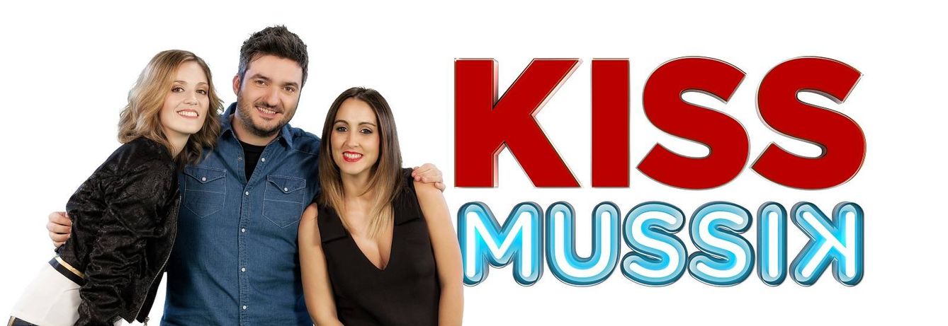 Foto: Marta Ferrer, Xavi Rodríguez y María Lama, presentadores de 'KissMussik' (DKiss)