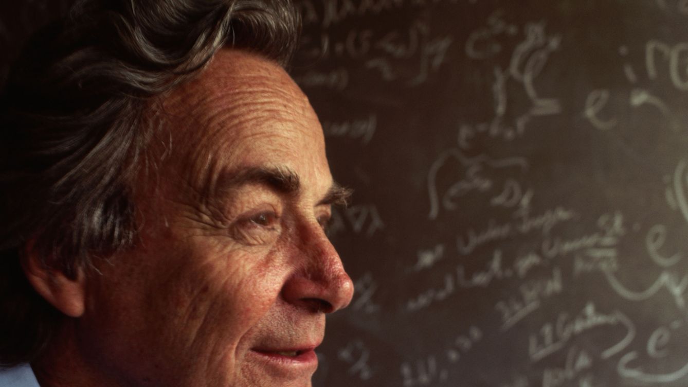 Foto: El Premio Nobel Richard Feynman en 1983. (Kevin Fleming/Corbis)