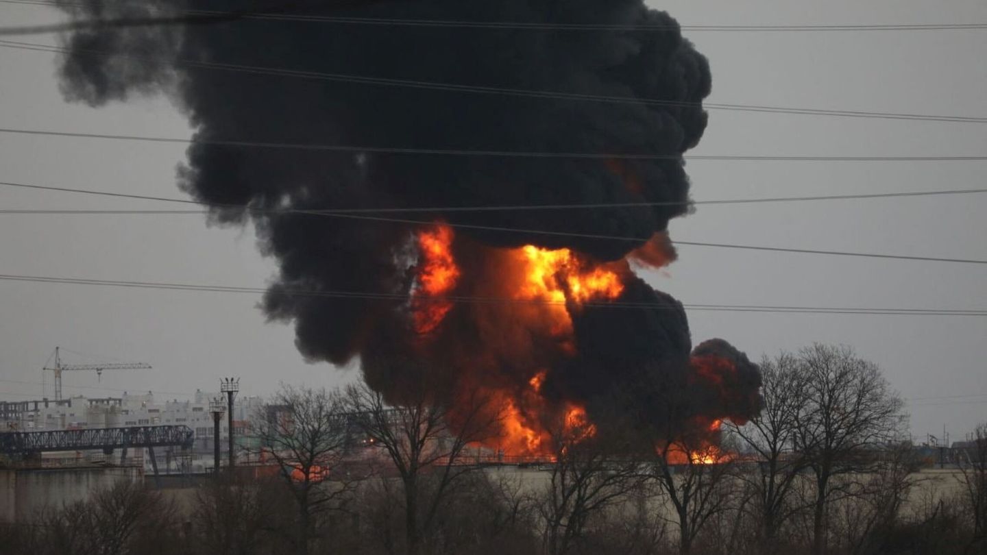 Ataque en Belgorod. (Reuters/Pavel Kolyadin)