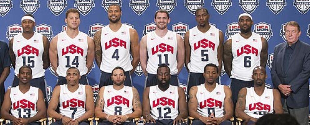 Foto: LeBron James y Kobe Bryant son las estrellas del 'dream team' de Estados Unidos