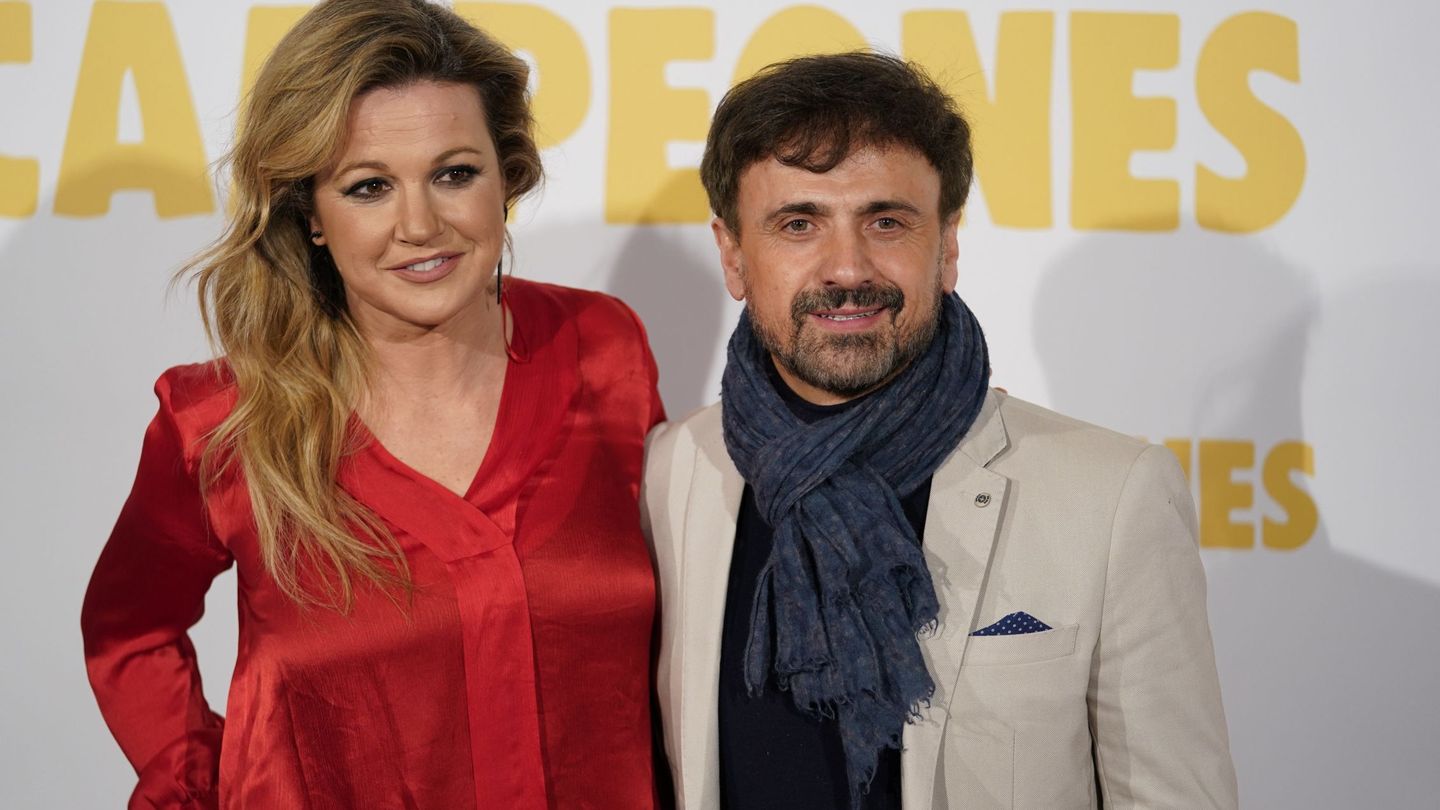 Jose Mota y su mujer, en un estreno en Madrid. (Cordon Press)