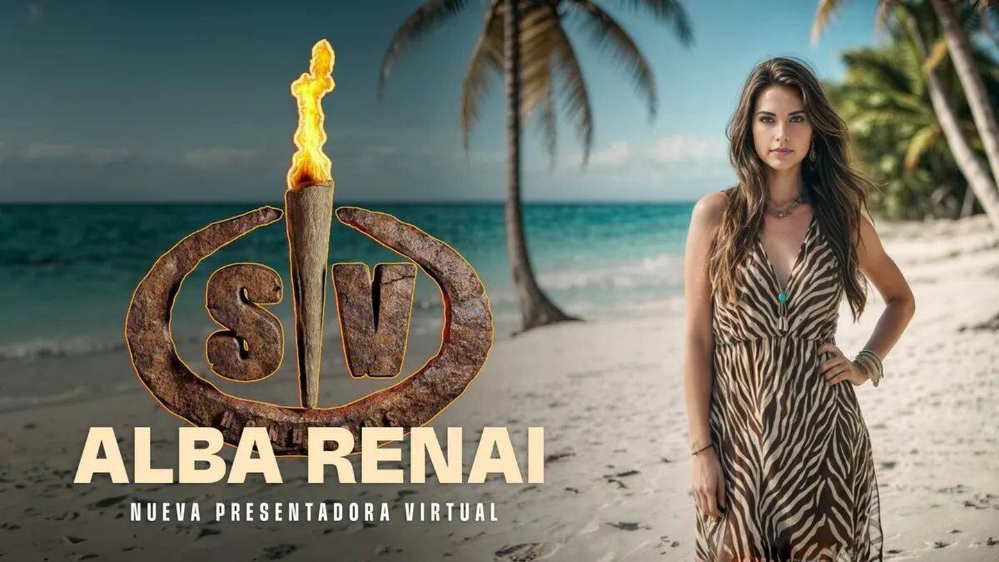 Alba Renai, la presentadora virtual de 'Supervivientes'. (Telecinco)
