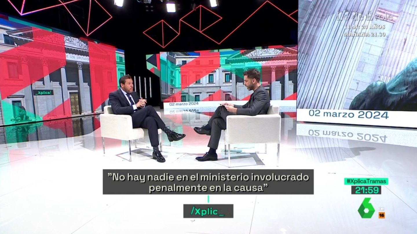Óscar Puente, entrevistado en 'La Sexta Xplica'. (Atresmedia)
