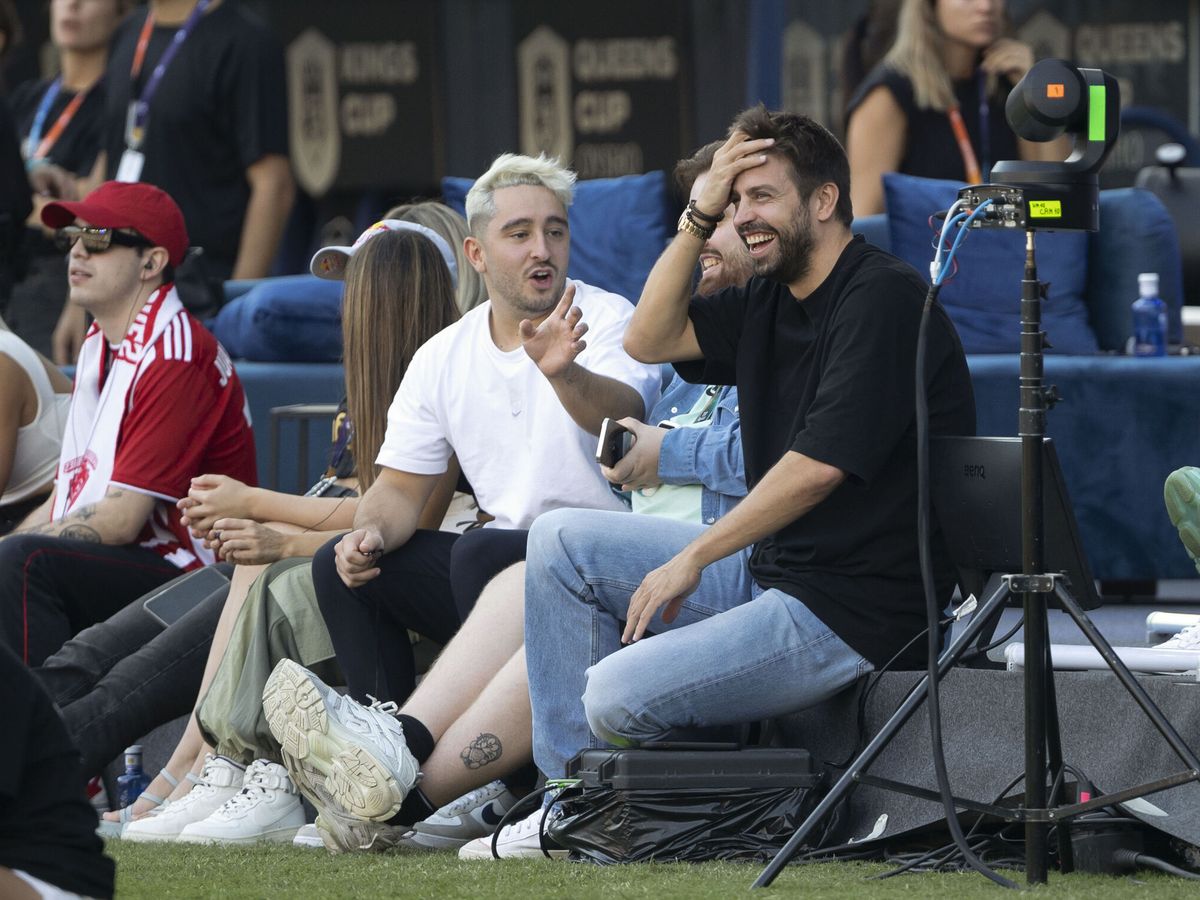 Foto: Gerard Piqué en la Kings & Queens Cup Finals de Málaga (EFE/Daniel Pérez)