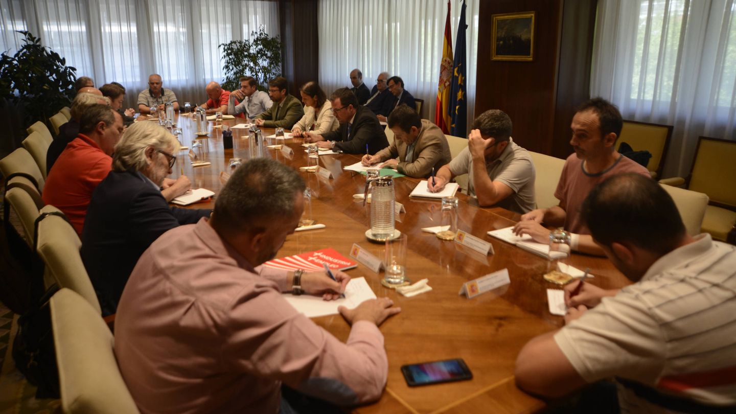 Última mesa de seguimiento de Alcoa en el Ministerio de Industria. (Ministerio de Industria)