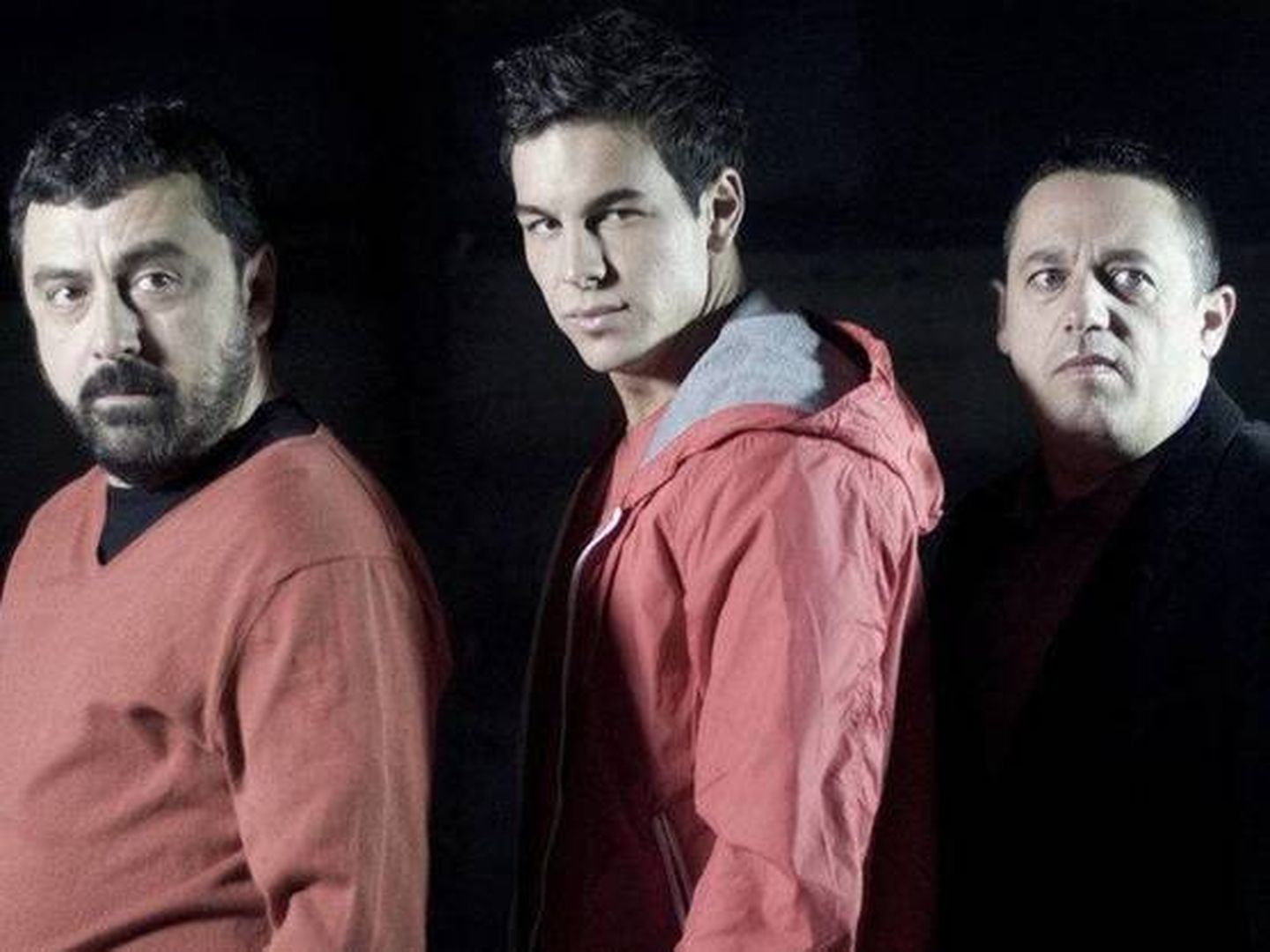  Paco Tous, Mario Casas y Pepón Nieto, protagonistas de 'Los hombres de Paco'. (Atresmedia)