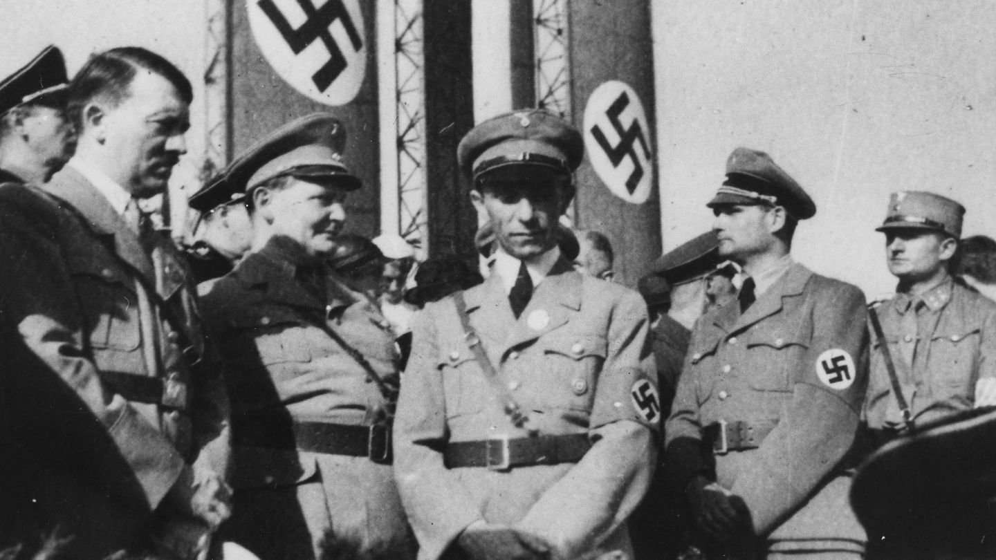 Hitler, Goering, Goebbels y Hess.