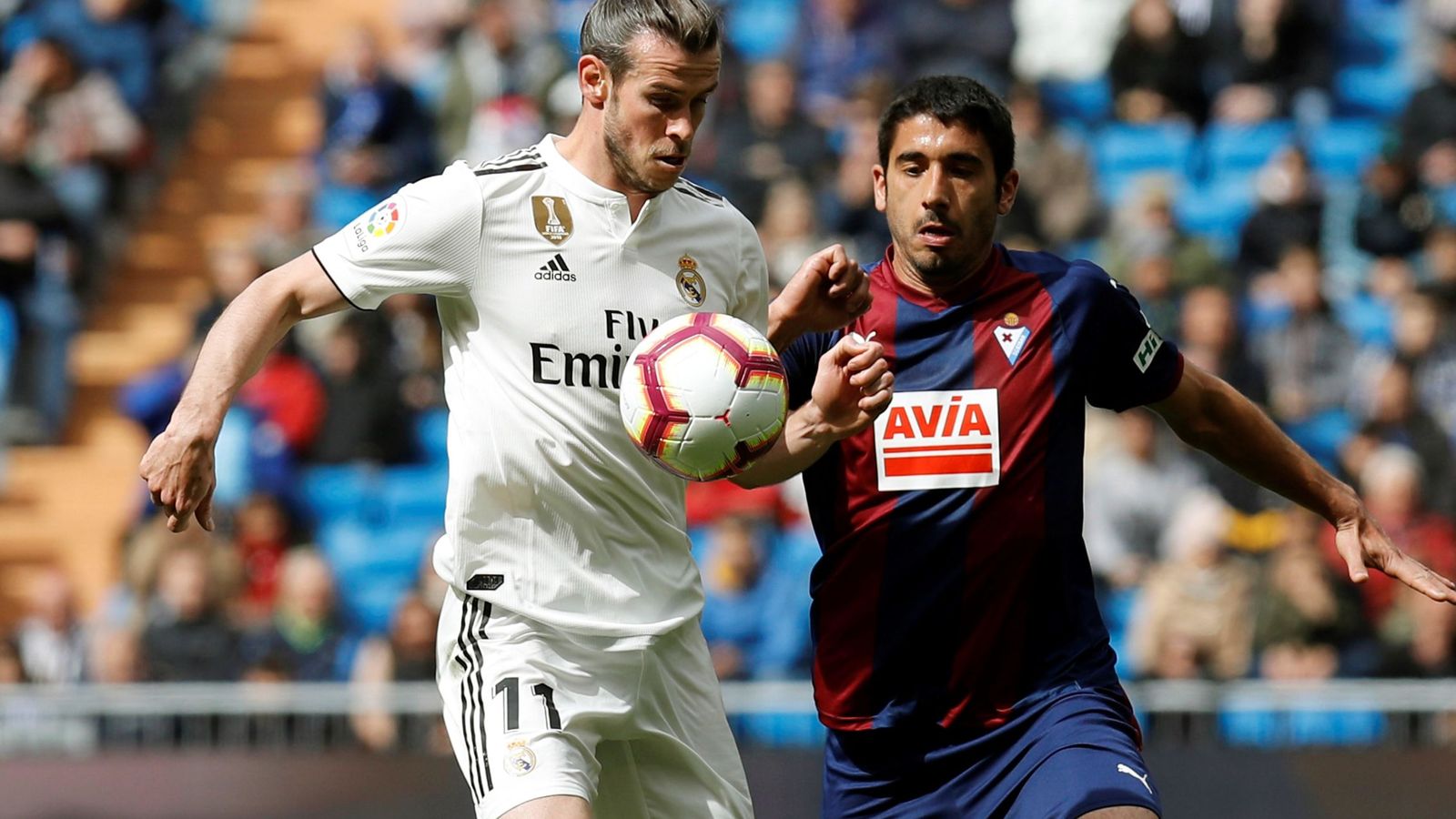 Foto: Gareth Bale jugó 75 minutos este sábado ante el Eibar. (EFE)