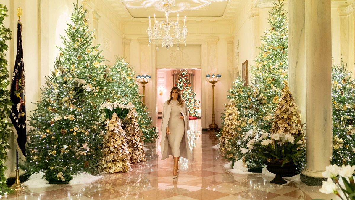 Hágase la luz: Melania Trump estrena decoración navideña en la Casa Blanca