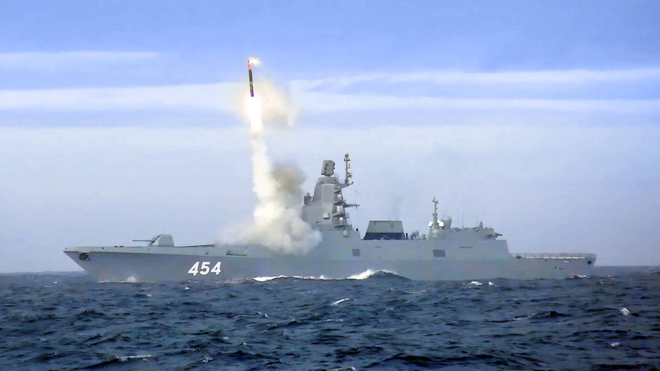 Foto: Test del misil Zircón. (Ministerio de Defensa ruso)