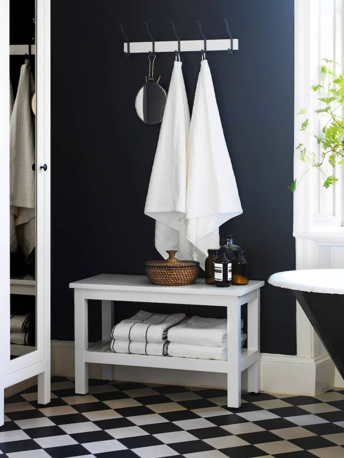 Soluciones prácticas de Ikea para un baño ordenado. (Cortesía)