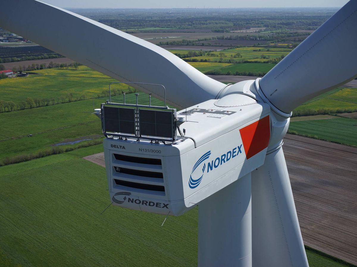 Foto: Una de las turbinas eólicas de Nordex. 
