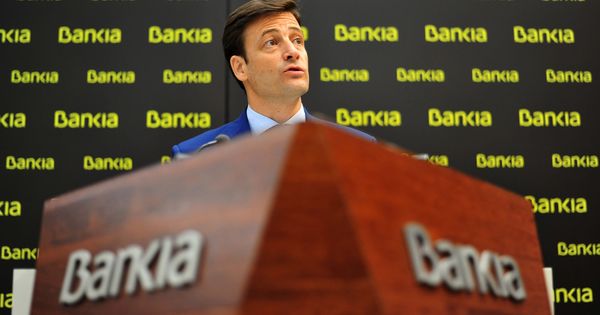 Foto: Presentacion de resultados de bankia.