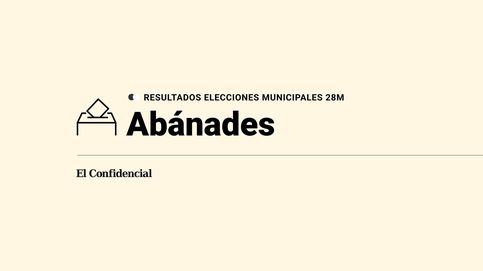 Resultados y ganador en Abánades durante las elecciones del 28-M, escrutinio en directo