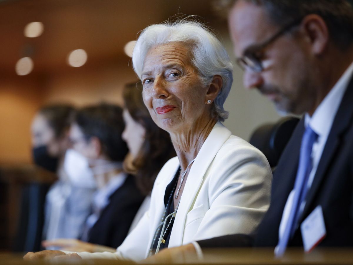 Foto: Christine Lagarde, presidenta del BCE. (EFE/Olivier Hoslet)