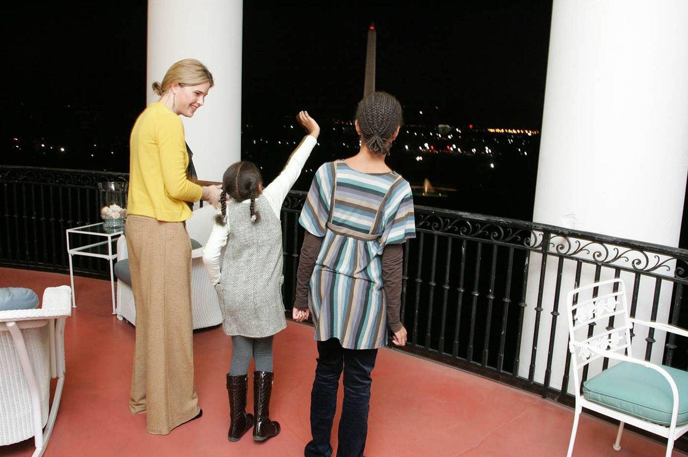Jenna Bush y las hermanas Obama 