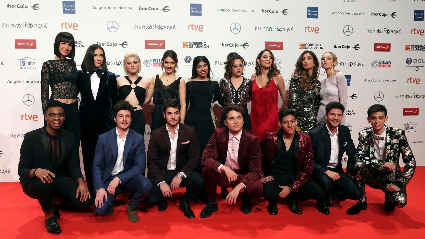 Los últimos concursantes de Operación Triunfo actuaron en la Gala de los Forqué de 2019 (Efe)