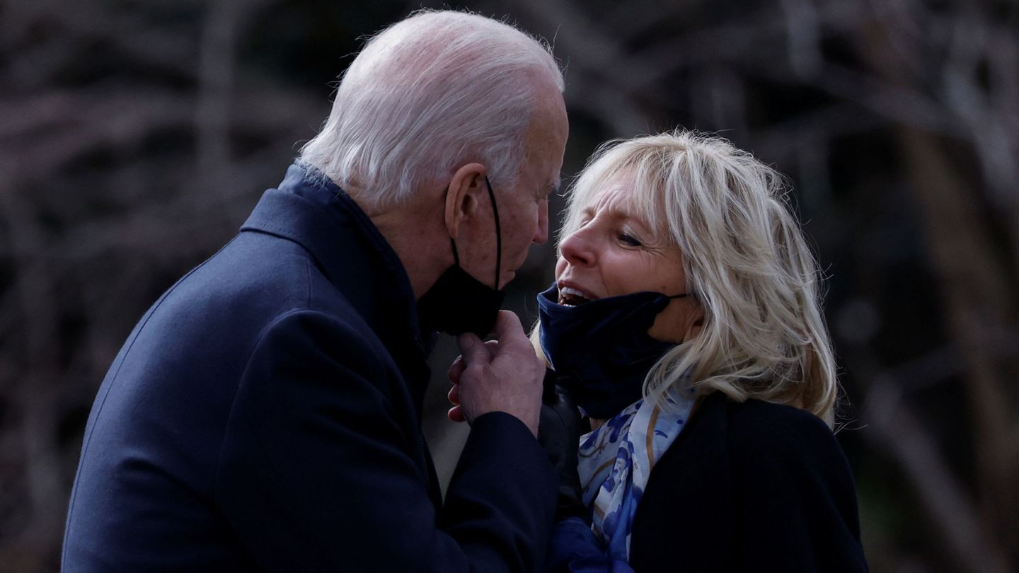 Joe y Jill Biden, el pasado mes de enero. (Reuters)