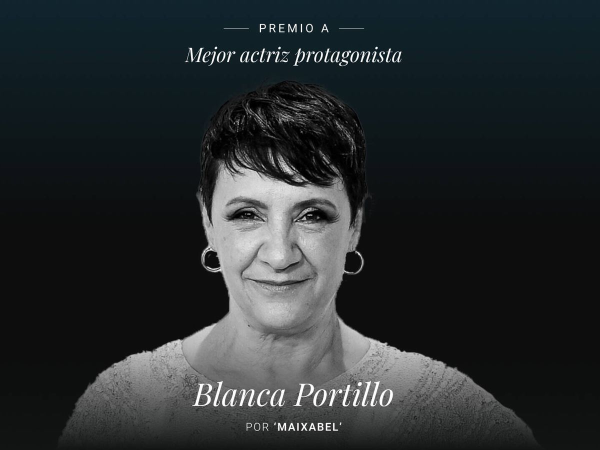 Foto: Blanca Portillo, Premio Goya 2022 a mejor actriz (EC Diseño)